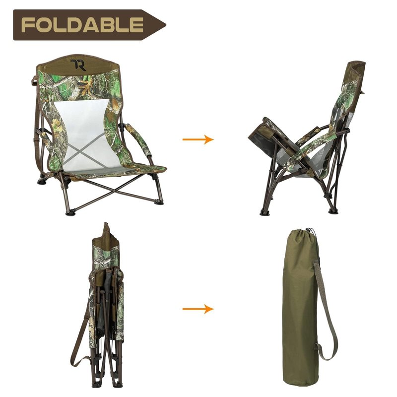 TR Low Camping Chair,Turkey Chairs for Hunting Lightweight Heavy Duty