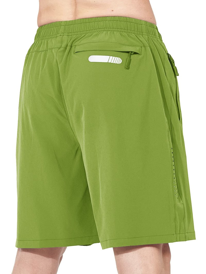 NORTHYARD Men's Athletic Running Shorts Quick Dry Workout Shorts 7"/ 5"/ 9" Lightweight Sports Gym Basketball Shorts Hiking Exercise Greenery M