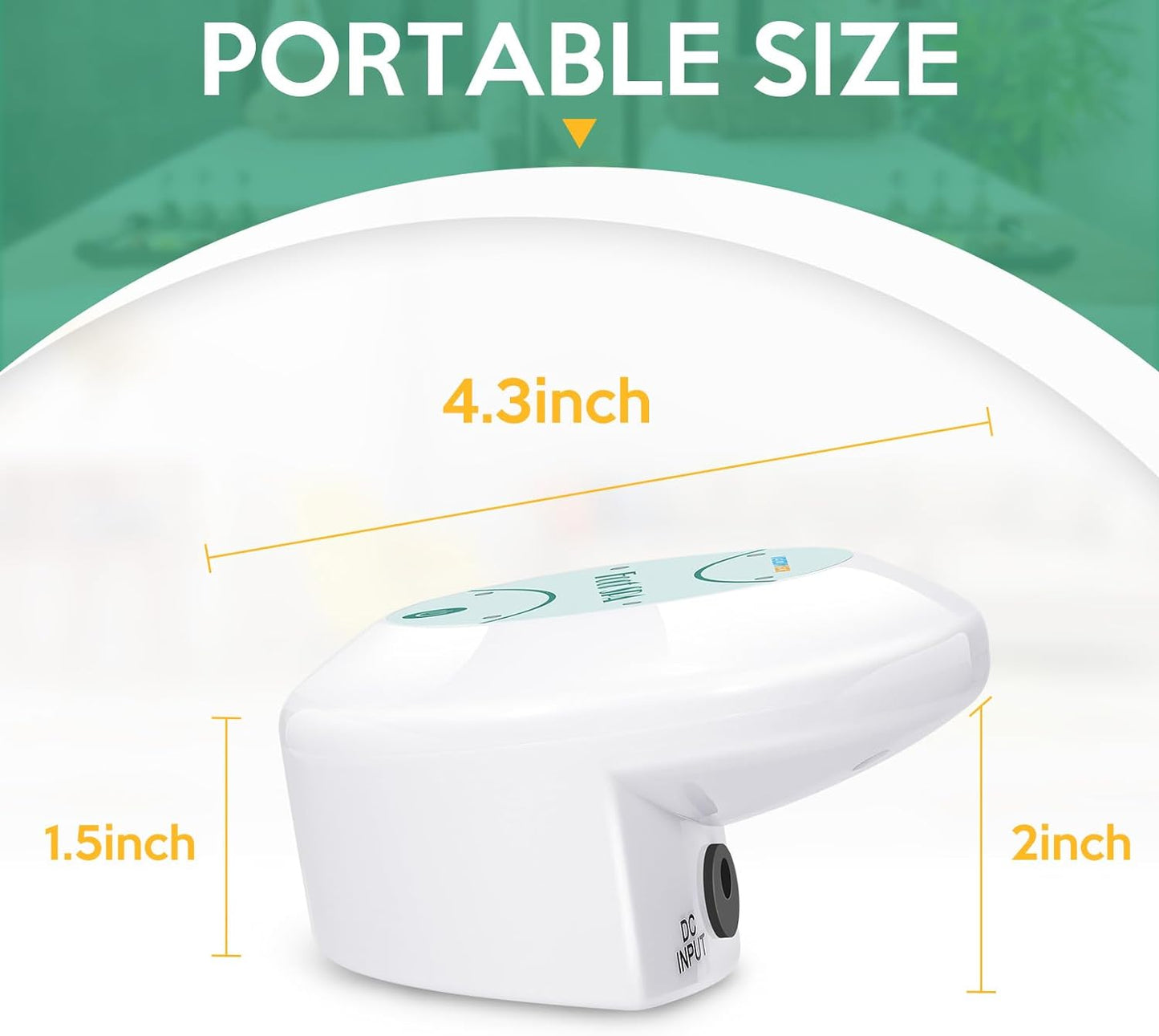 Portable Ionic Detox Foot Bath Machine, Ionic Detox Foot Spa Chi Cleanse with 5 Liners for Home Use Spa Club Salon or Holiday Travel Gift US Stock(Tub not Include)