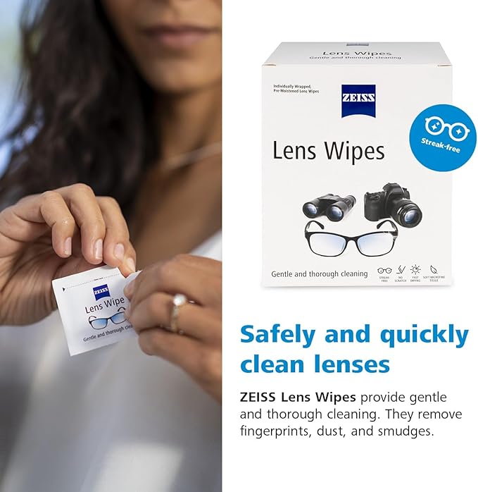 ZEISS Pre-Moistened Lens Cleaning Wipes