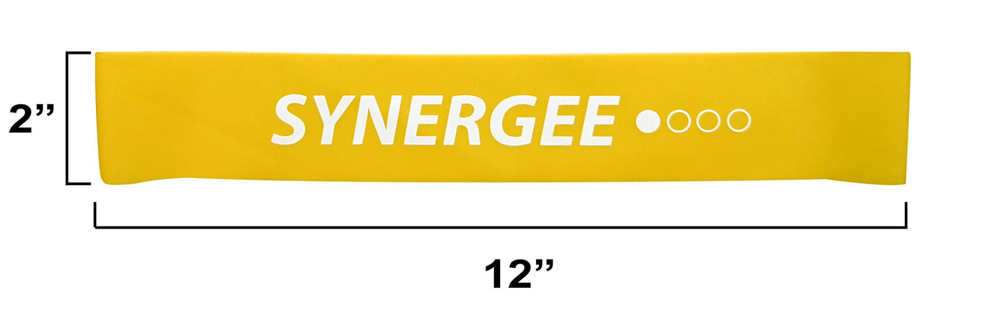 Synergee Exercise Fitness Resistance Band Mini Loop Bands That Perform Better When Working Out at Home or The Gym