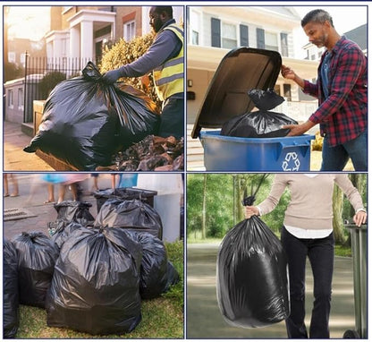 Teivio Trash Bags, 40-45 Gallon,