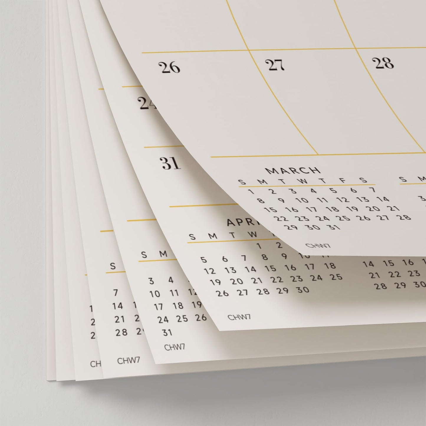 Jotsome Large Wall Calendar 2026-2027, Large Monthly Wall Calendar From Now to Jun 2027 17 x 22 inch in Home and Office for Easy Organizing
