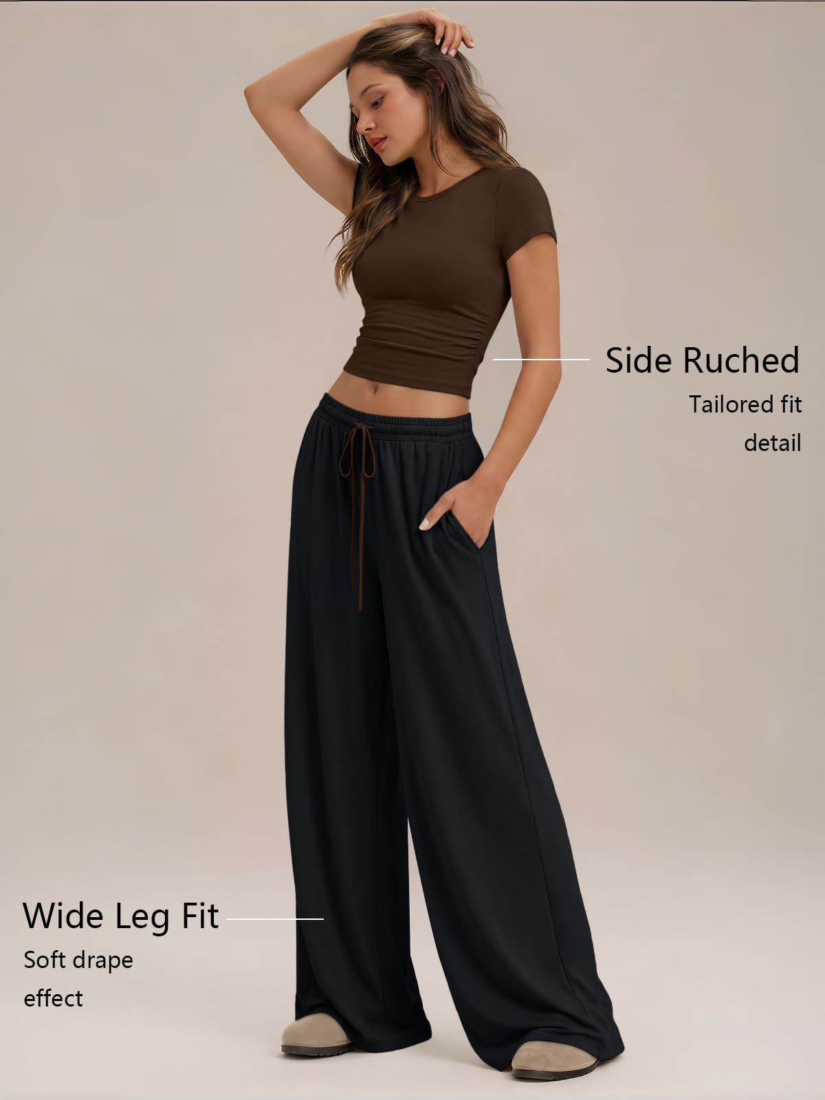 Trendy Queen Women's 2 Piece Matching Summer Lounge Set with Pockets