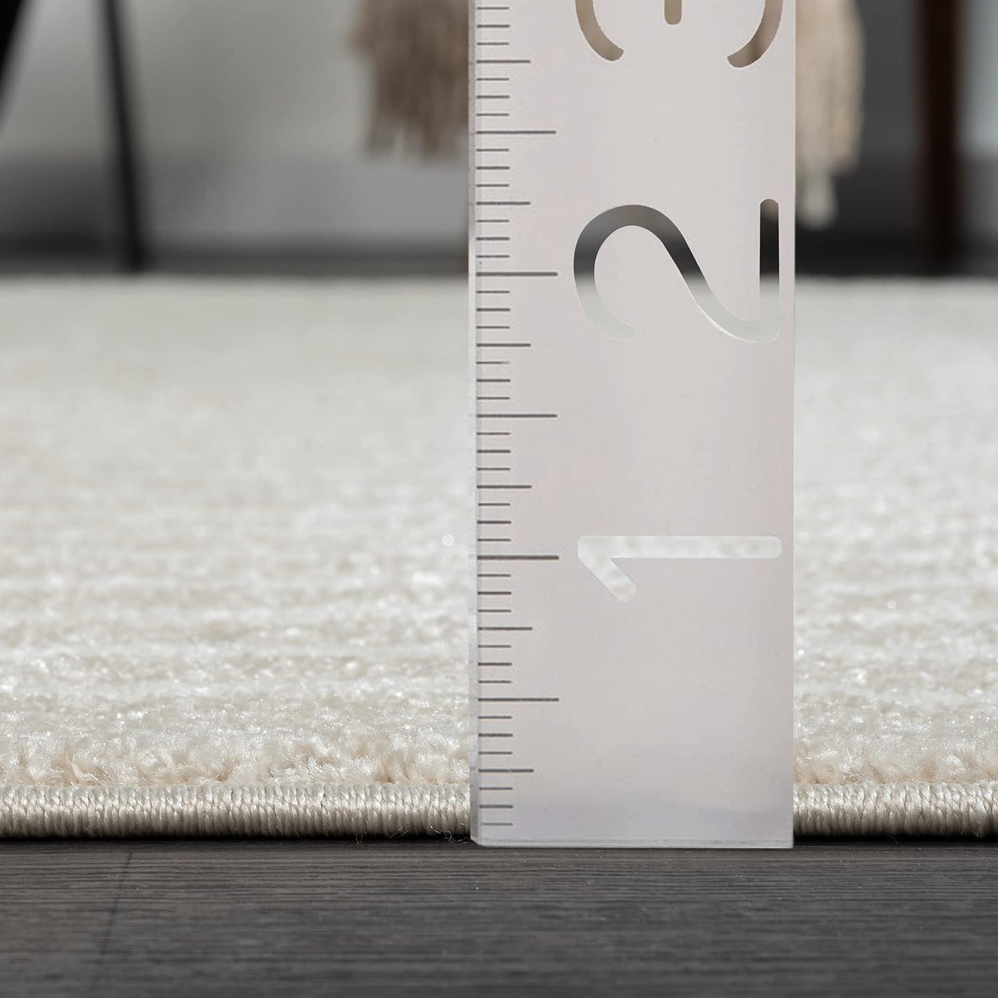 Abani Area Rug for Living Room -Nuevo 6' x 9' Beige Arch Pattern Area Rug, Soft and Durable Living Room Rug, Stain and Fade Resistant, Chic Modern Design, Pet & Kid Friendly