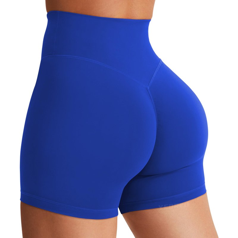 YEOREO Women's Biker Shorts 3.6" / 4.5" / 6" Workout Gym Shorts High Waist Tummy Control Hidden Scrunch Running Yoga