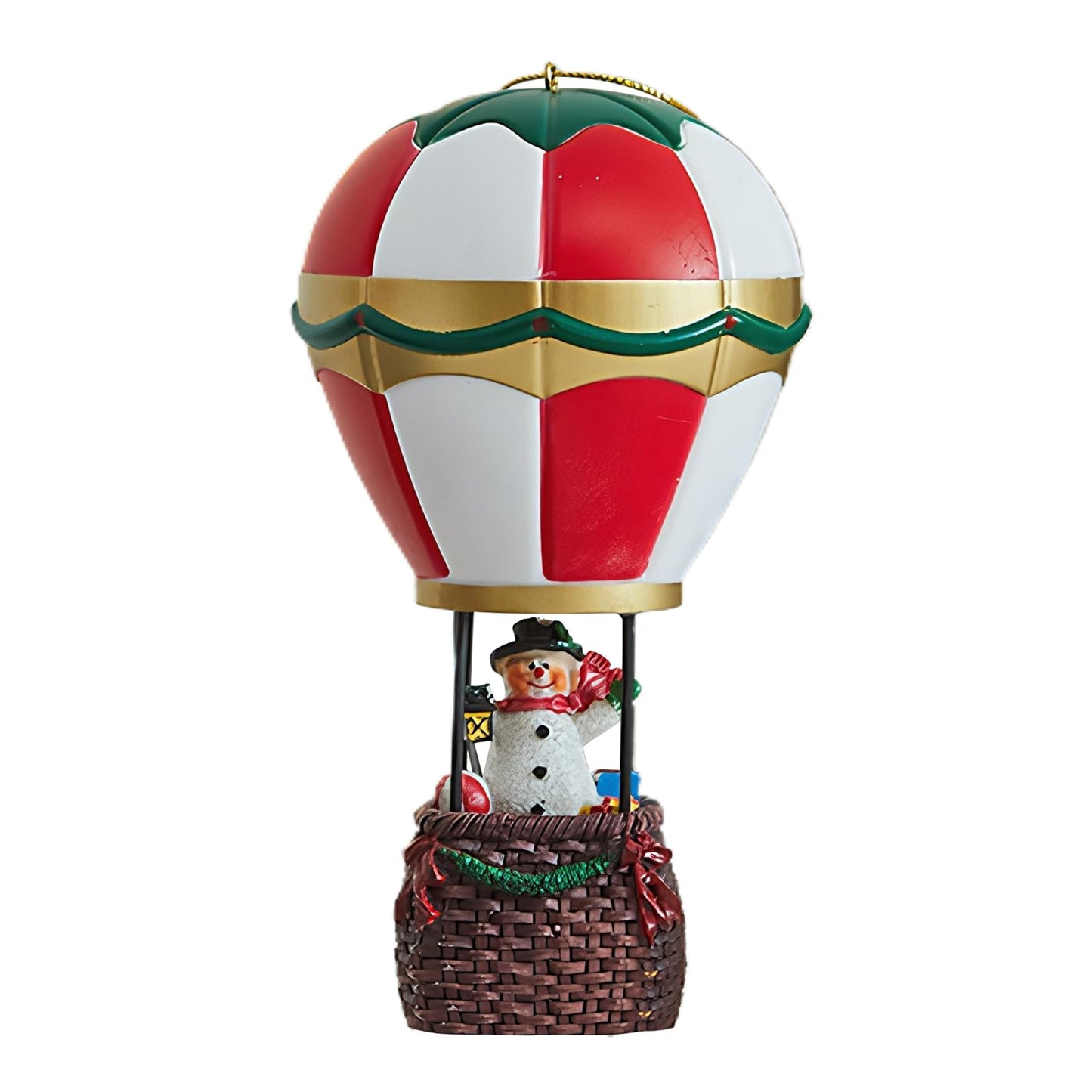 7" Parachute Snowman Figure Portable Desk Night Light Cute Christmas Ornament Home Decorations Funny Snowman Figurine Bedside Lamp Nightlight Holiday Party Indoor Fireplace Bedroom Decor Xmas Gift