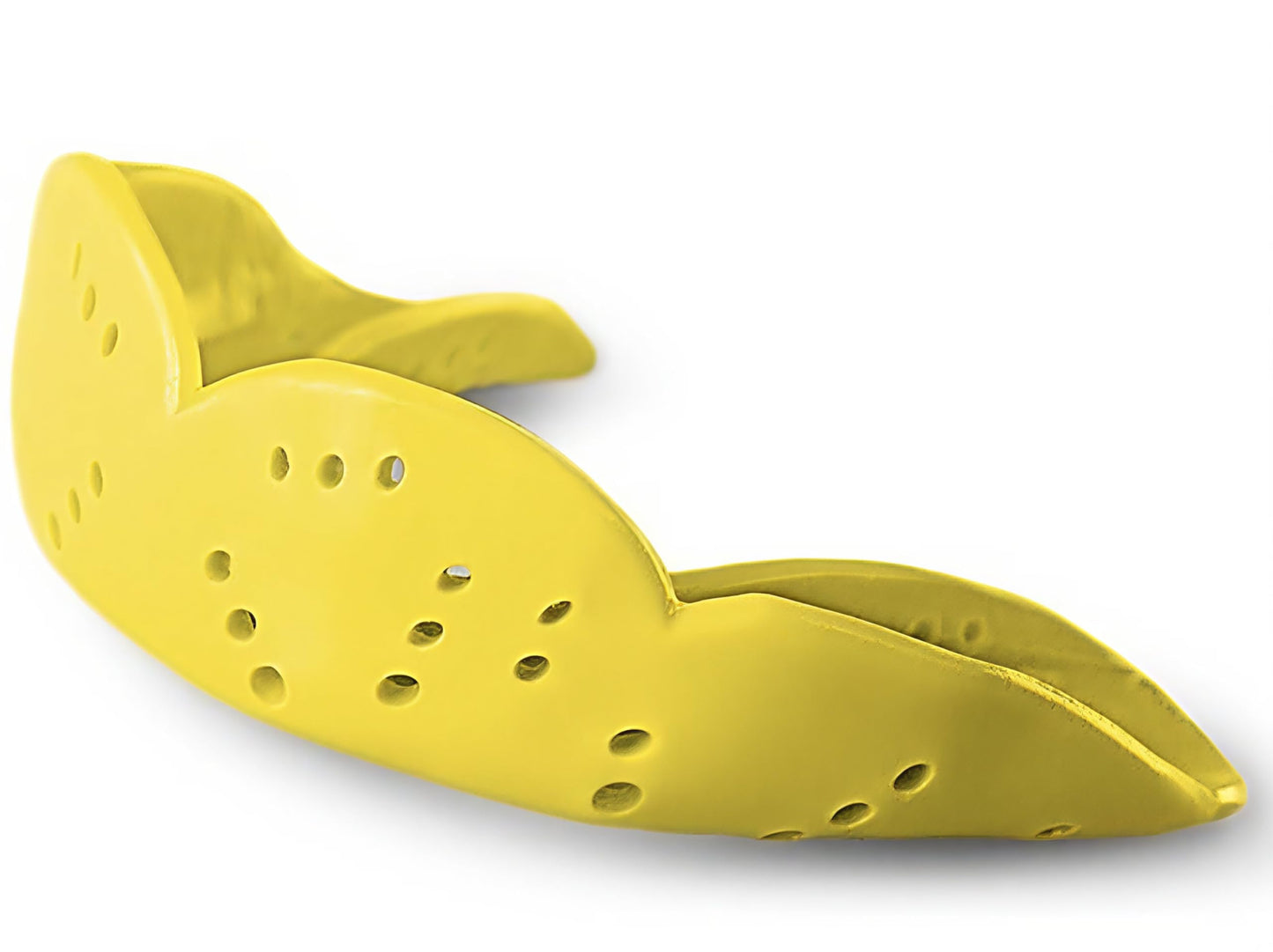 ThermoMoldable Sport Mouthguard - Ultra Thin Custom Fit for Impact Protection (Yellow)