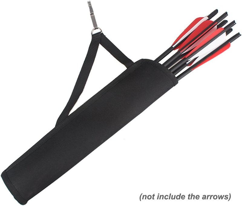 Archery Crossbow Bolts Quiver - Durable Waist Carry Bag for 18" 20" 22" Arrows