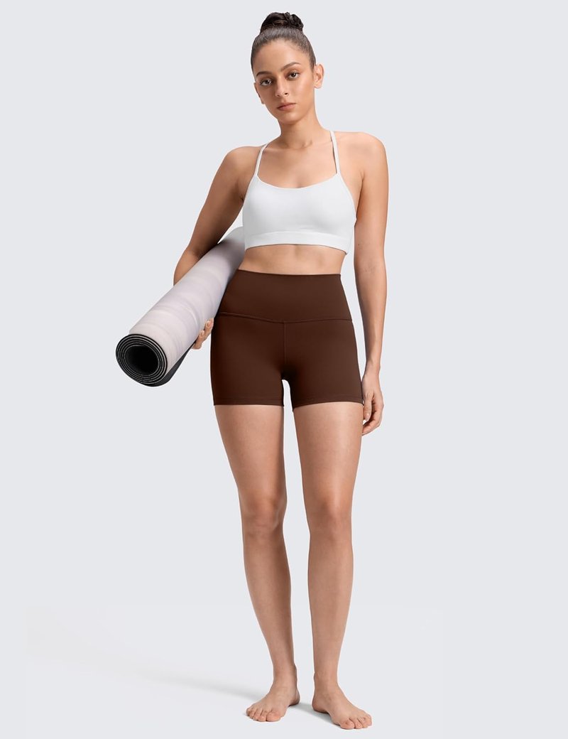 Butterluxe Biker Shorts - High Waisted Spandex for Women | 4'' Booty Workout & Yoga