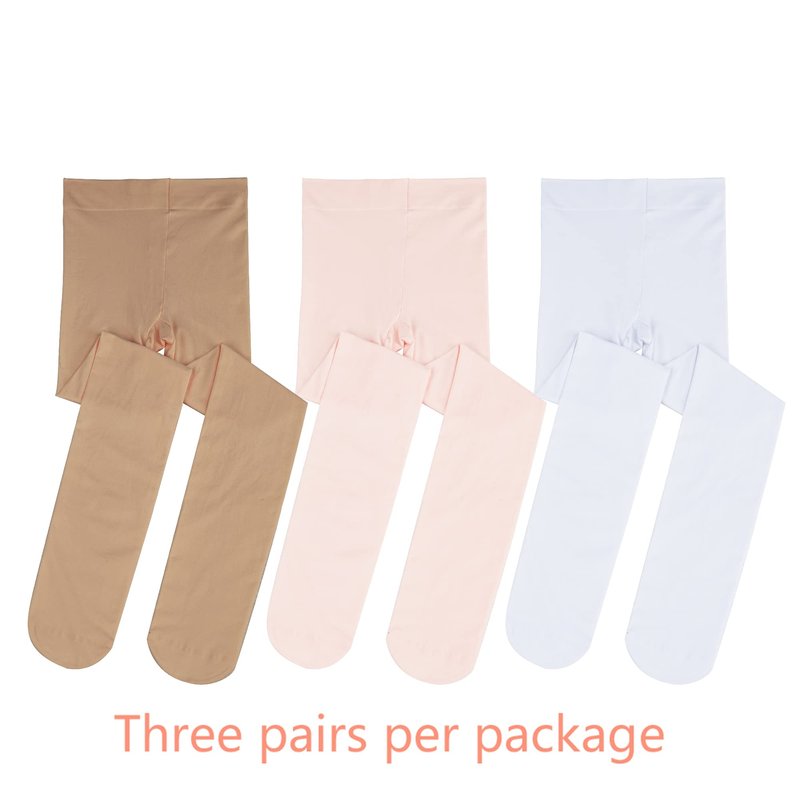 Stelle Girls' Ultra Soft Pro Dance Tight/Ballet Footed Tight(Toddler/Little Kid/Big Kid),BP+WT+TN,S