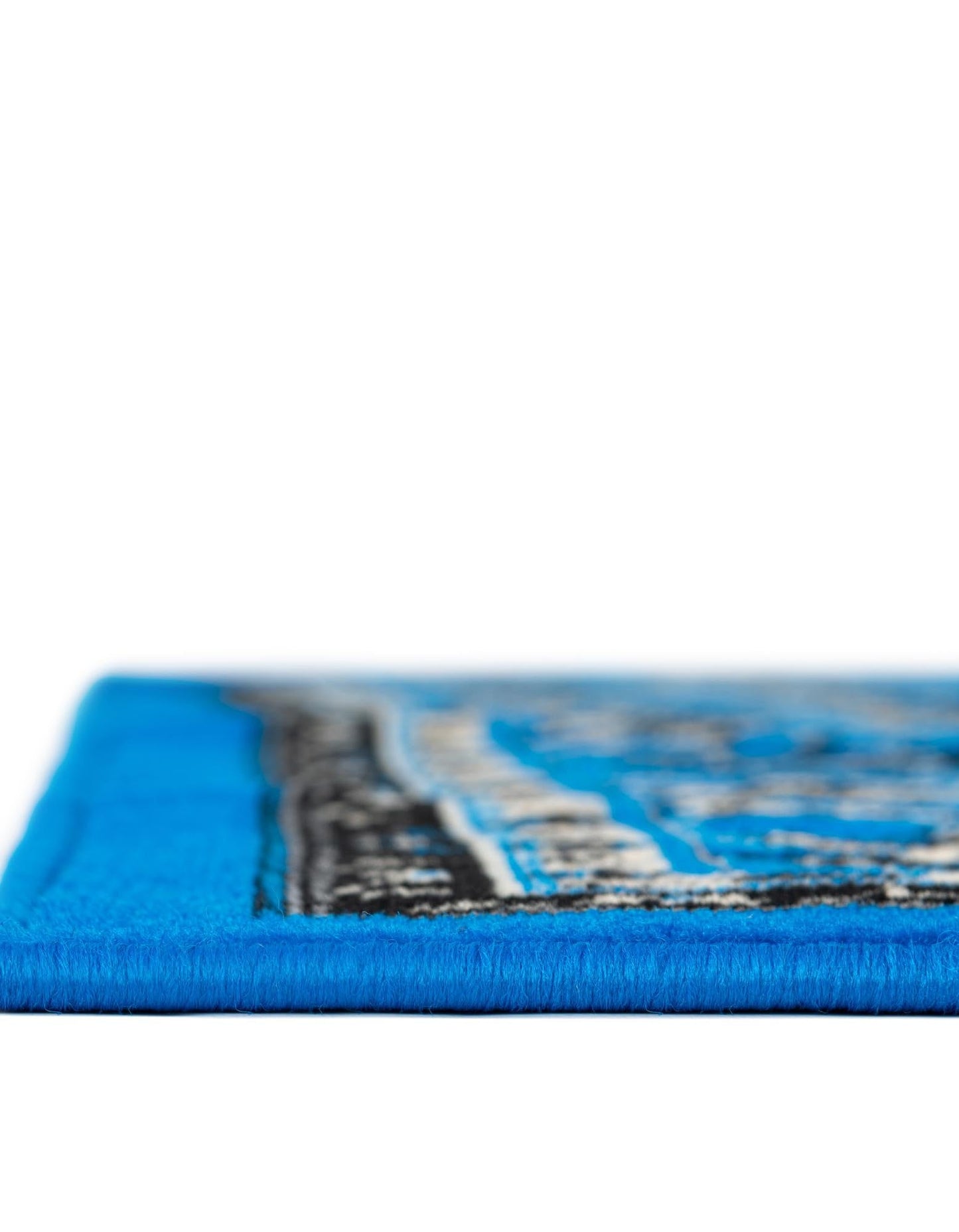 Unique Loom Sialk Hill Collection Area Rug - Washington (4' 1" x 6' 1" Rectangle, Dark Blue/ Black)