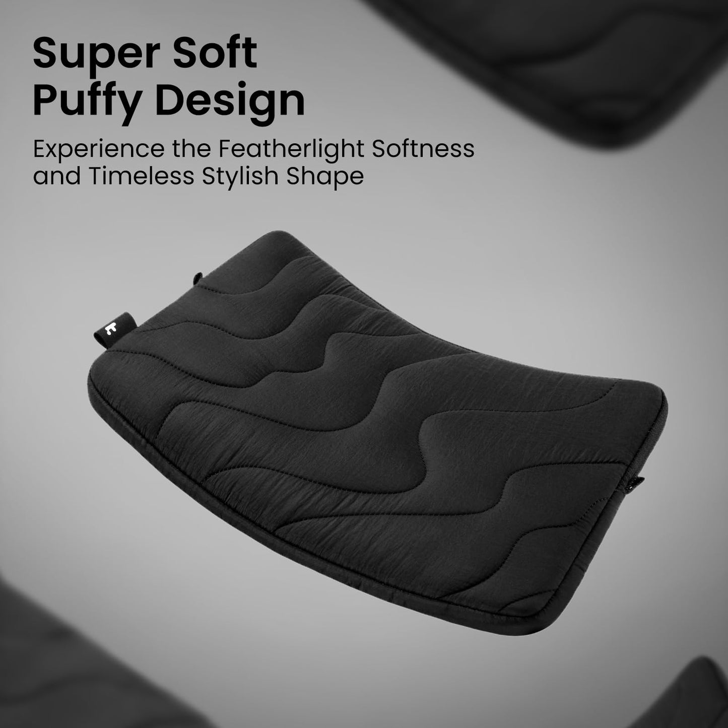 tomtoc 360 Protective Puffy Laptop Sleeve for 13-inch MacBook Air M5/A3449(2026)/M4/M3/M2 A3240 A3113, MacBook Neo A18 & MacBook Pro M2/M1, Quilted Soft Puffer Bag for 13-inch Surface Pro Copilot+PC