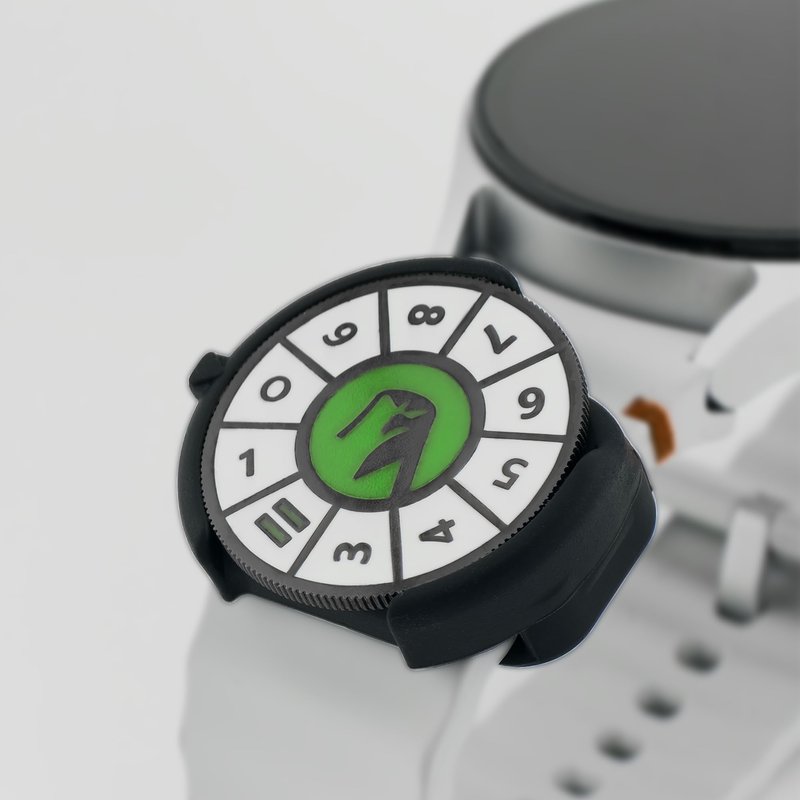 II BELOW Aerie – Golf Watch Adapter with Ball Marker & Stroke Counter – Slim Magnetic Silicone Fit – Track Strokes in Style (1, White)