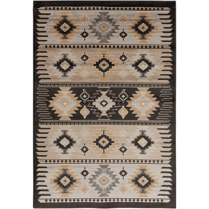 Artistic Weavers Hepburn Beige, Black and Gray Bohemian/Global Area Rug 8'10" x 12'10"
