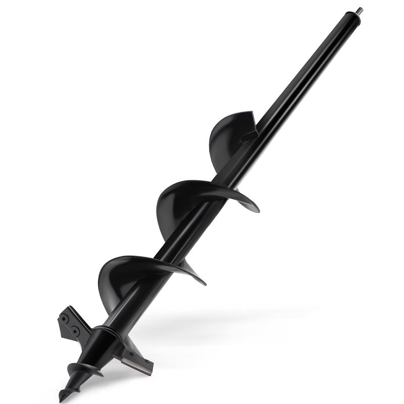 SYITCUN Auger Drill Bit for Planting - 4"X24" Heavy-Duty Auger Post Hole Digger for Fence- 1/2" Hex Drive Drill