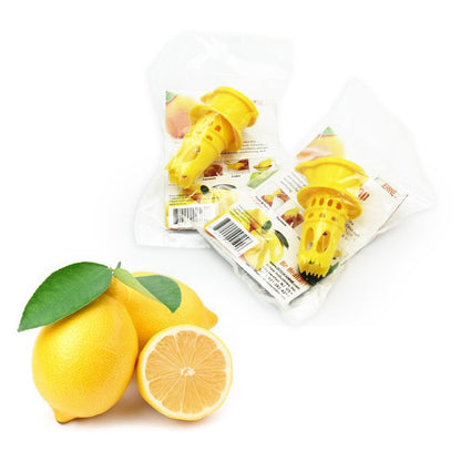 EcoJeannie 2 Pack Citrus Tap, Portable Lemon Juicer Faucet (Patent Pending), Lime Squeezer, Juice Extractor- BPA Free Hormone Free