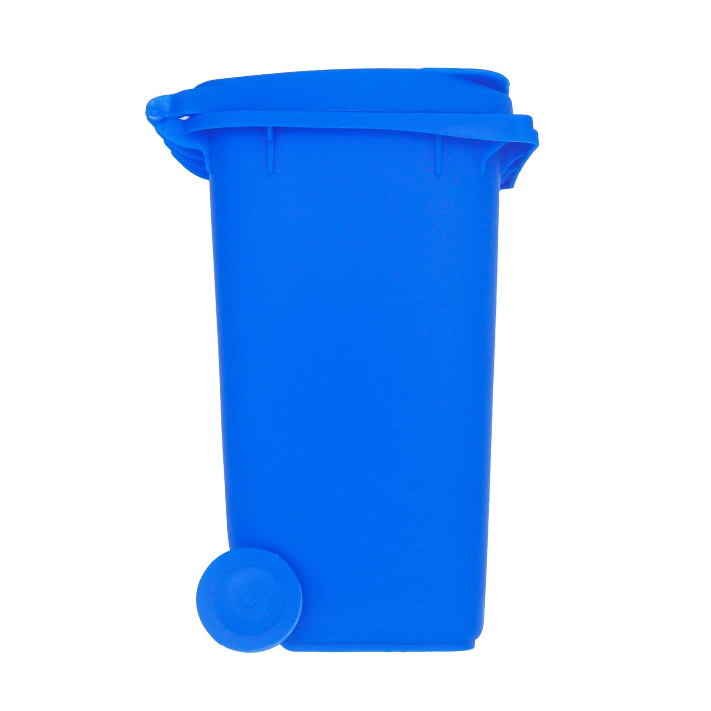 Hidden Gem Mini Trash Can Pencil Holders – 2 Colors, 1 or 2-Pack, Desk Organizer Bins for Pens & Supplies (2, Blue & Green)