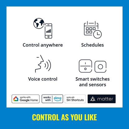 WiZ 60W A19 Tunable White LED Smart Bulb - Pack of 6 - E26- Indoor - Connects to Your Existing Wi-Fi - Control with Voice or App + Activate with Motion - Matter Compatible