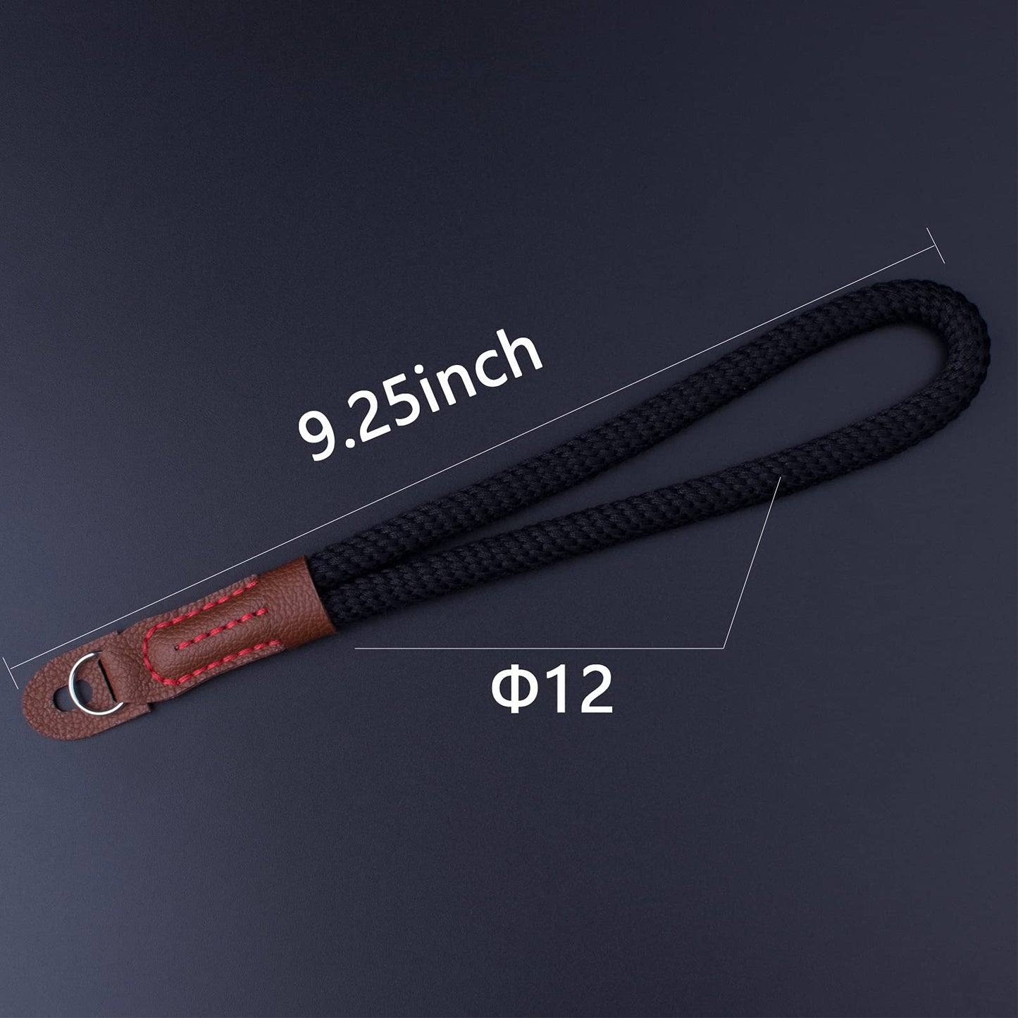 VKO Camera Wrist Strap,Hand Strap lanyard for DSLR SLR Mirrorless Camera Rope Adjustable Safety Strap(Black)