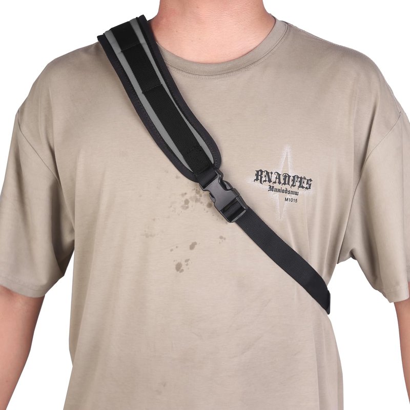 KRATARC Archery Lightweight Back Arrow Quiver Dual Use Foldable Compact Hip Arrows Bag with Molle System Hanged for Target Shooting (Grey, Hold 12~18 arrows