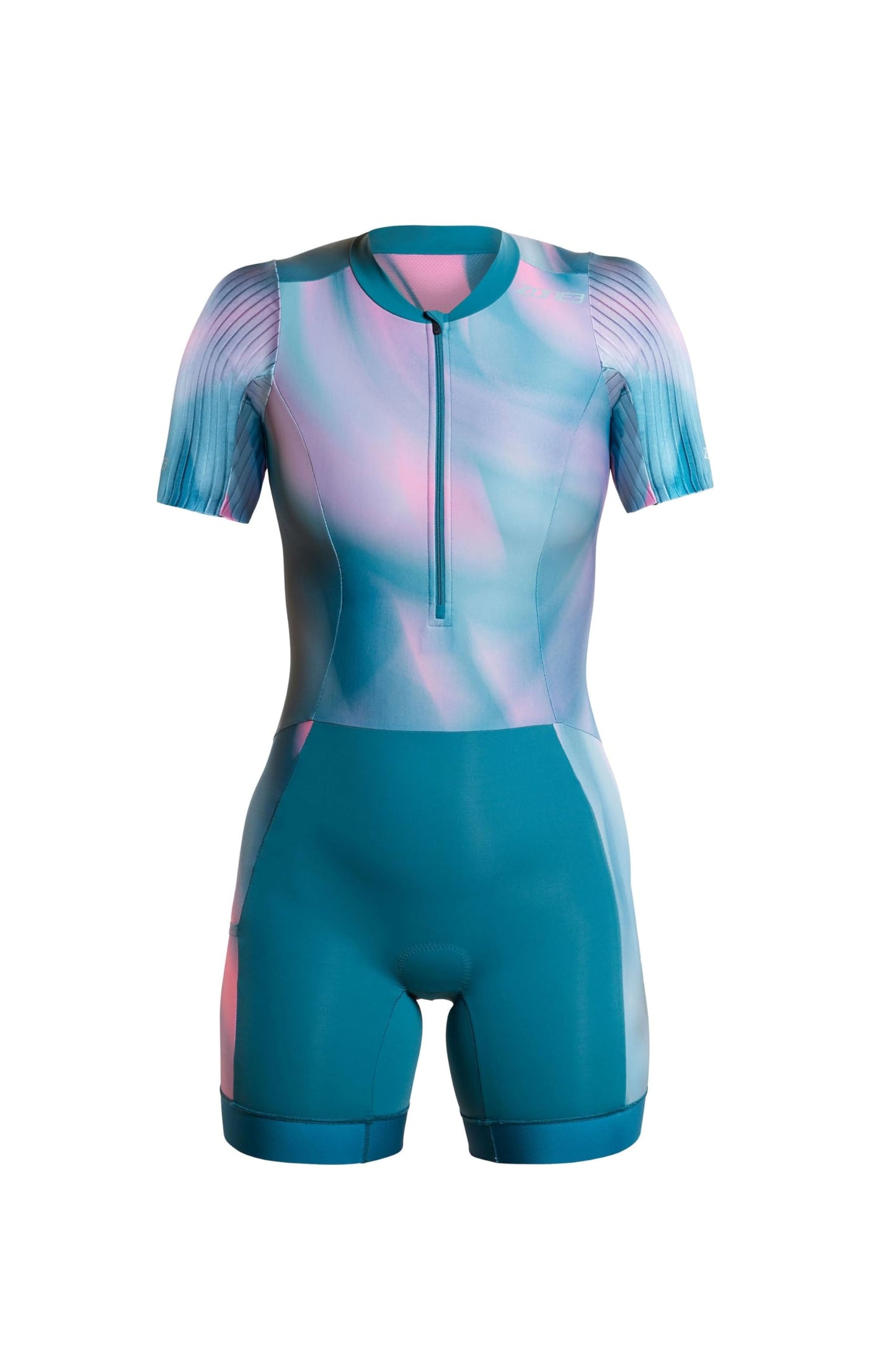 ZONE3 Women's Activate+ Short Sleeve Tri Suit – Performance One-Piece for Triathlon Training & Racing