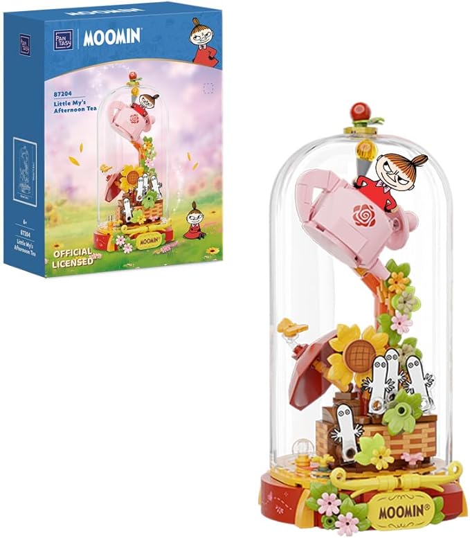 PANTASY Little My's Afternoon Tea Building Block Set Tea Party Scene with Detailed Figures Creative Construction Toy for Adults Ideal Gift for Hobbyists and Collectors