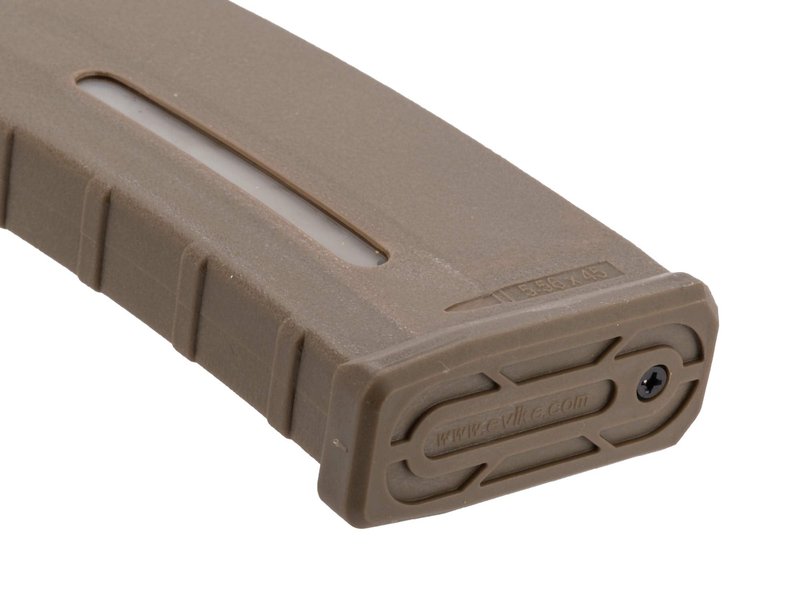 Evike Airsoft - BAMF 30rd Polymer MilSim Mag for M4-Style Series Airsoft AEGs (Color: Tan/Single Mag)