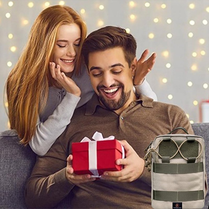 ROARING FIRE Ember Pro MOLLE EDC Utility Organizer Pouch is Small and Compact to Carry Knives, Flashlights, Pens, a Small notebook, EDC Gear, USB Cables, Earphones, Power Bank and etc