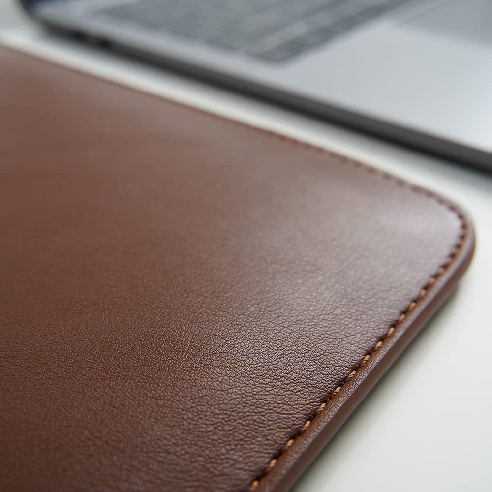 Benfan Laptop Sleeve 15 Inch Compatible with MacBook Pro 16 A2991 M3 A2780 A2485 A2141 MacBook Pro Retina 15 Color Dark Brown