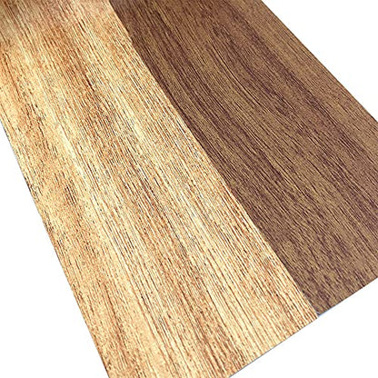 SourceTon 2.2 Inch x 15 Feet Repair Tape for Wood, 2 Roll Wood Grain Tape Repair Tape Patch Wood Adhesive for Door Floor Chair Table (Brown Antique and Natural Oak)