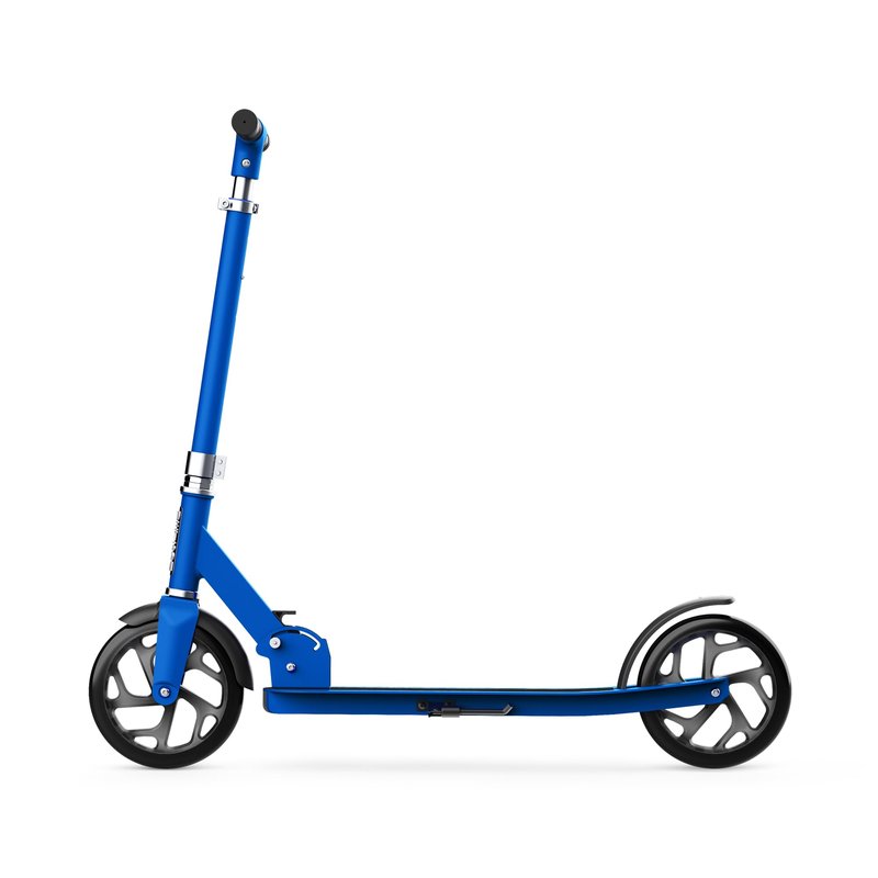 Jetson Hex 2-Wheel Kick Scooter, Sturdy Wide Deck, Rear Brake, Easy-Folding Mechanism, Kickstand, Ages 8+ Blue, JHEX-ABL