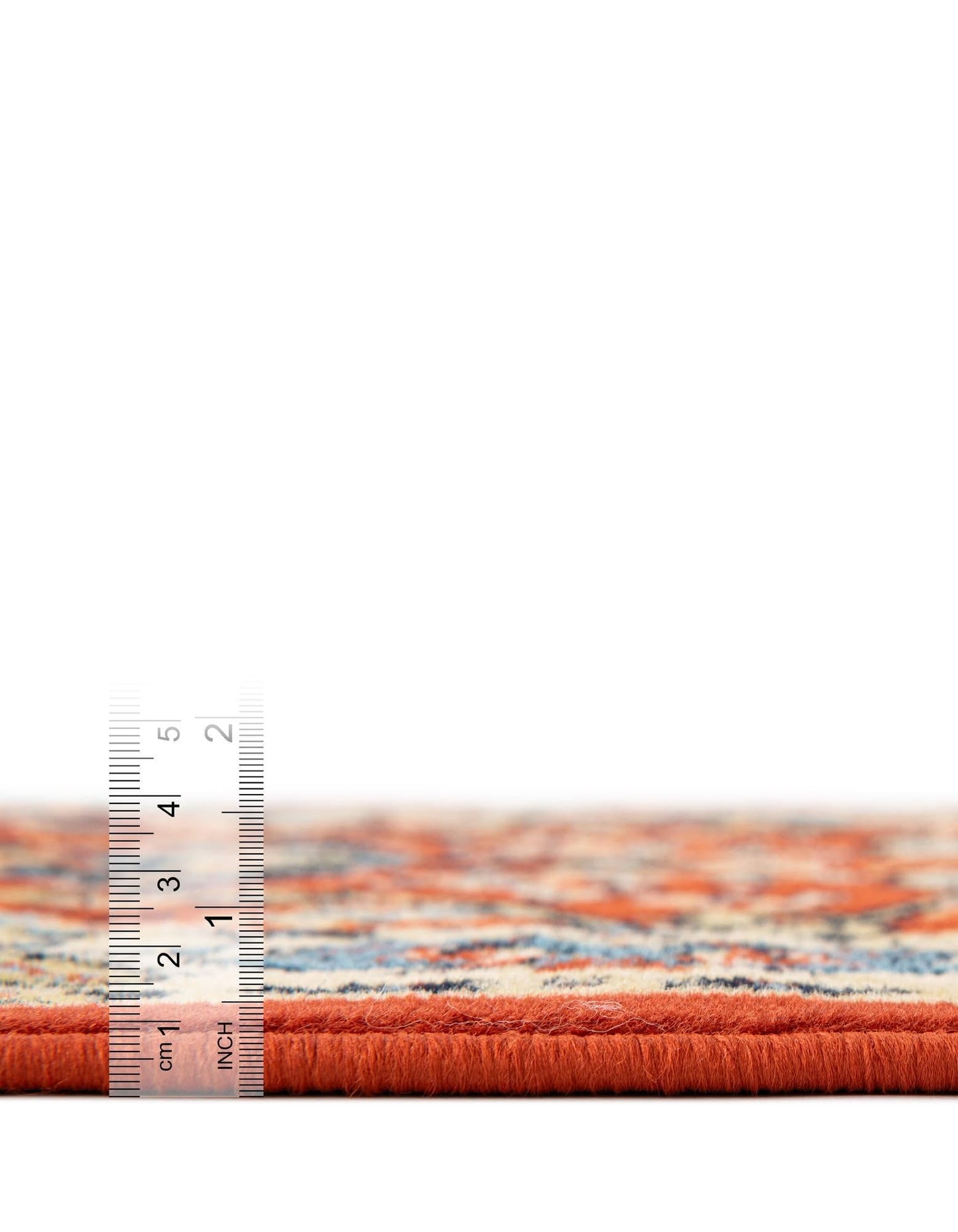 Unique Loom Sialk Hill Collection Area Rug - Washington (9' x 12' Rectangle Terracotta/Cream)