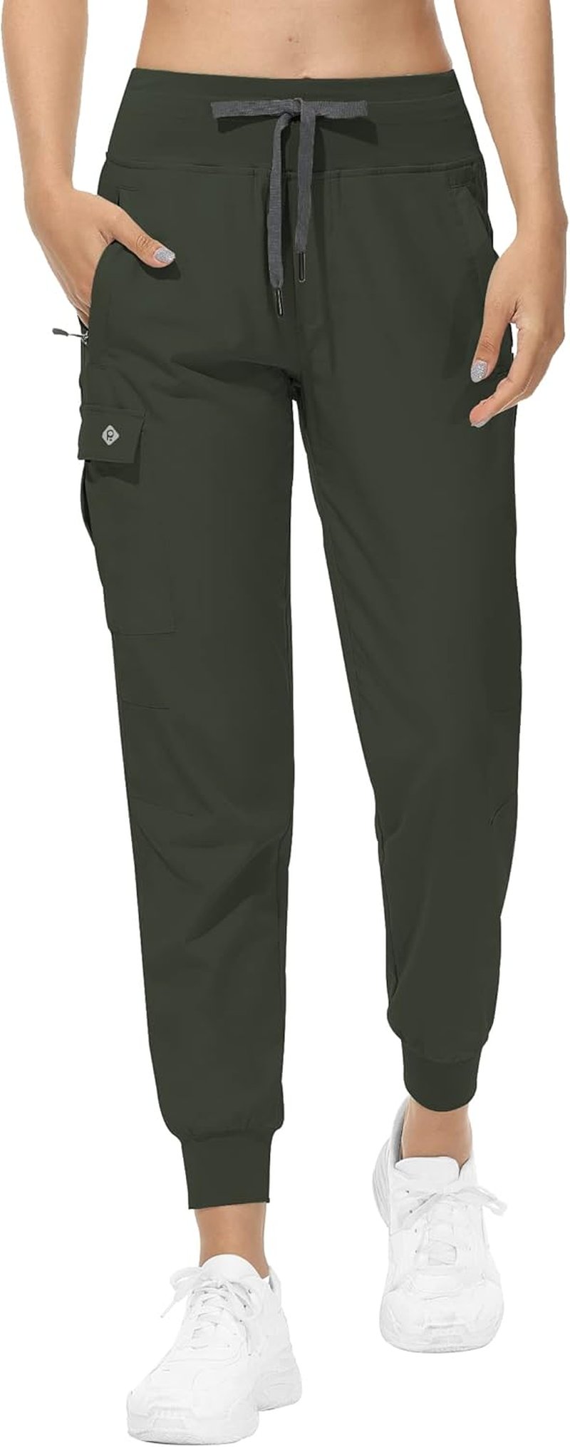 Women's Hiking Pants - Lightweight Quick-Dry Joggers with Zipper Pockets | High Waist, UPF 50+
