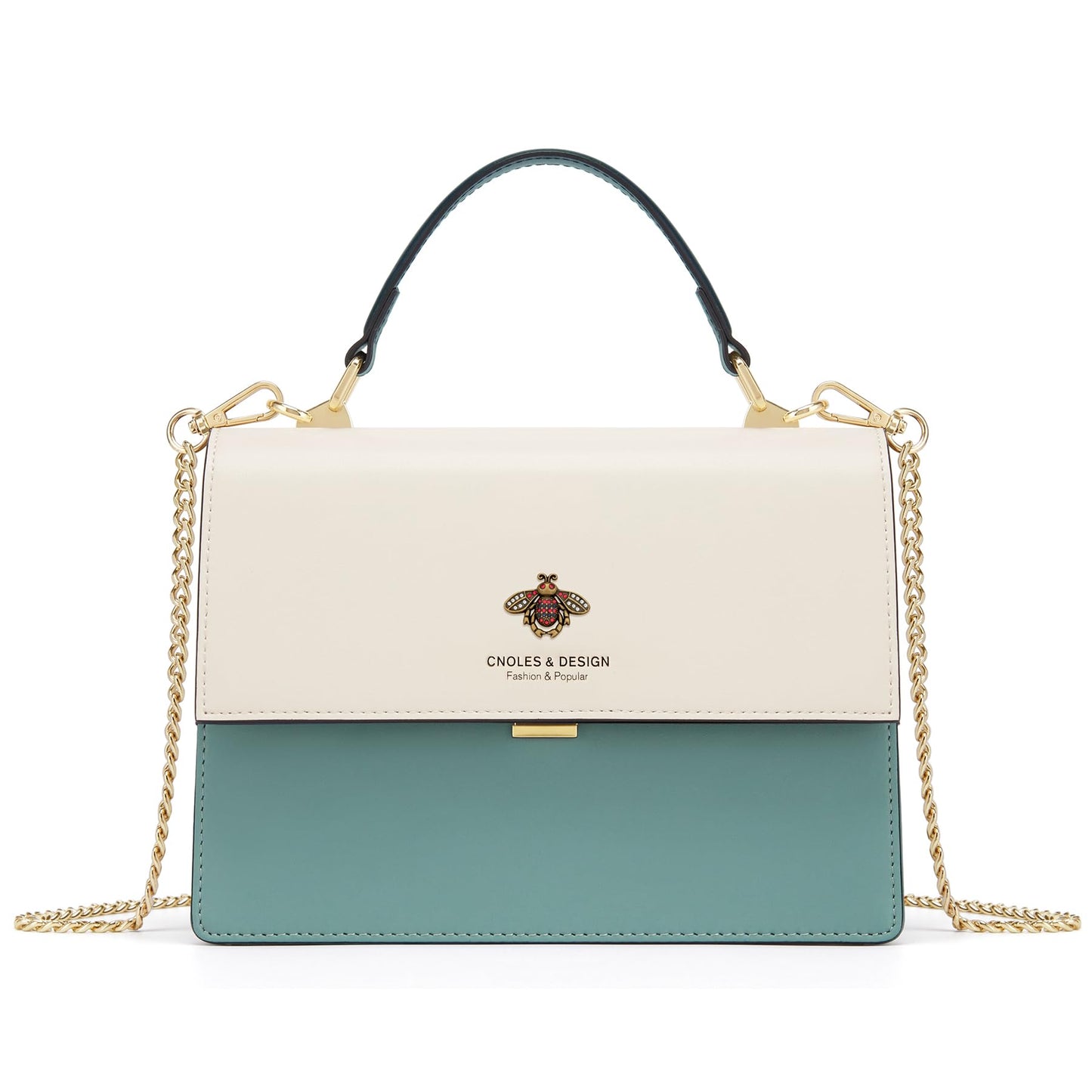 Cnoles Crossbody Bags For Women Fashion Leather Handbags and Purses Satchel Bag For Lady Shoulder Tote Top Handle Bags