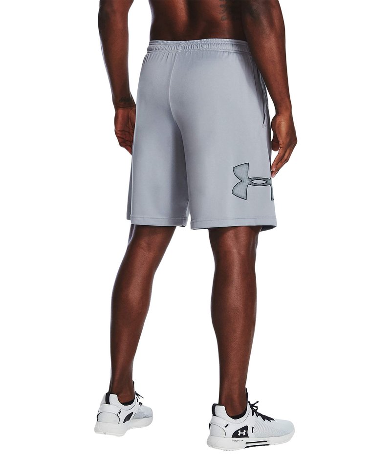 Under Armour Men's Tech Graphic 10" Shorts, Steel (035)/Black, 4X-Large Tall