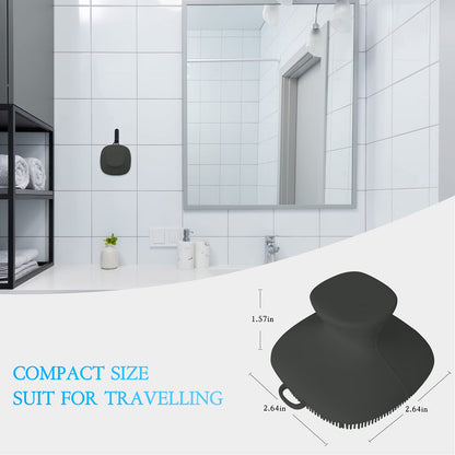 Face Scrubber, Gentle Pore Scrubber Silicone Face Exfoliating Scrubber, Face Wash Brush Manual Waterproof Cleansing Skin Care Face Scrub Wash Brushes for Men and Women