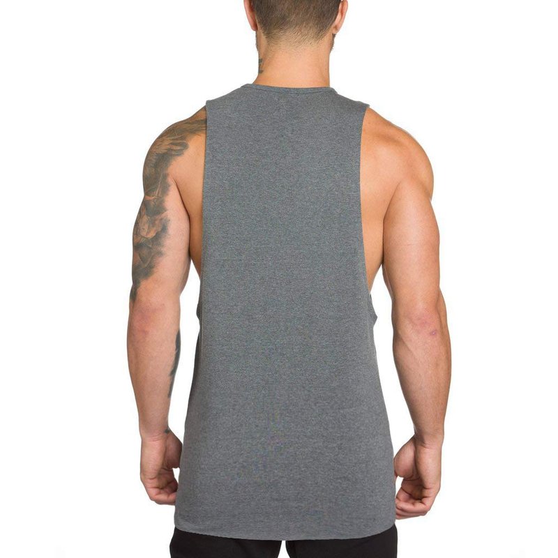 Muscle Killer 3 Pack Men's Muscle Cut Off Gym Workout Stringer Tank Tops Bodybuilding Fitness T-Shirts (x_l, Regular, Black+Gray+White)