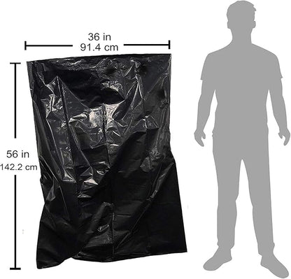 Reli. Contractor Garbage Bags 55 Gallon | 20 Trash Bags | Heavy Duty | Black