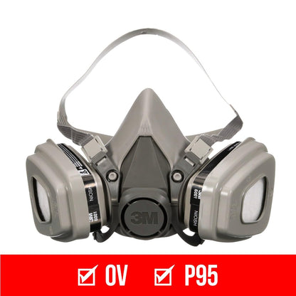 3M™ Paint Project Reusable Respirator 6211P1-DC, OV/P95, Medium, 1-Fcpc, 1-pr of 6001 Ctdgs, 2-pr 5P71 Fltrs, 1-pr of 501 Rtnrs