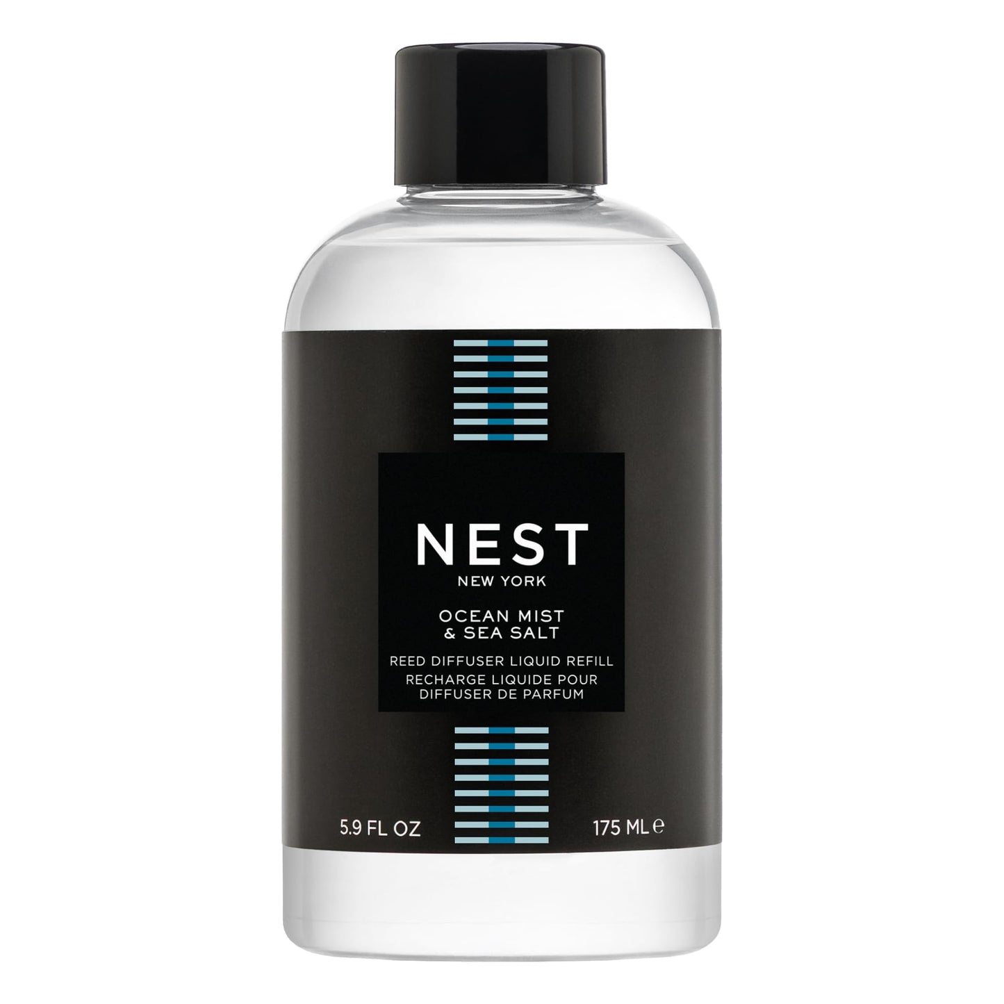 NEST New York Reed Diffuser Liquid Refill, Sicilian Tangerine - 5.9 fl oz - Fragrance for Up to 90 Days - Flame Free