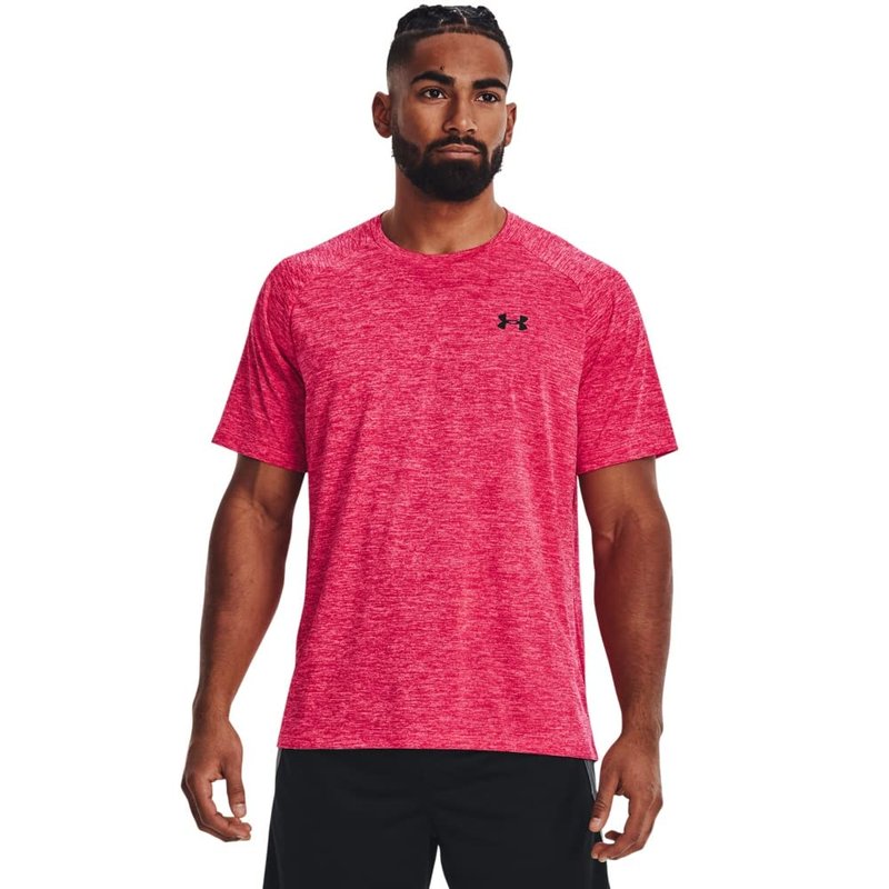 Under Armour Men's Tech 2.0 Short-Sleeve T-Shirt, Penta Pink (975)/Black, 3X-Large
