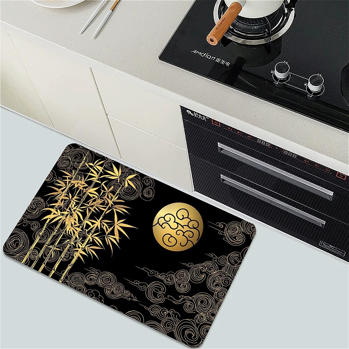 ZHUZHISHAN Diatomaceous Earth Bath Mat,Clouds -Non-Slip Volume Super Absorbent Fast Drying Eco-Friendly Easy to Clean for Bathroom Kitchen Door mat 16×24Inch (40 * 60cm)