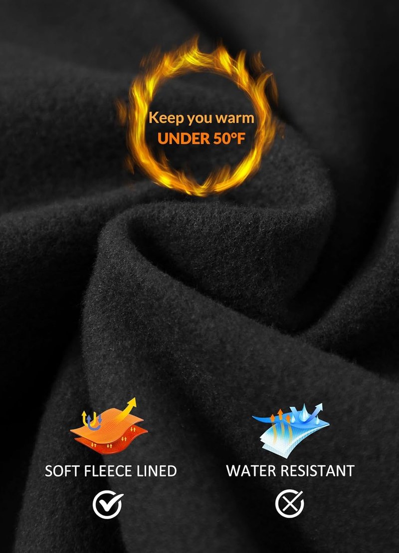 Baleaf Women's Fleece Lined Winter Leggings - Thermal Warmth & 1 Pocket | Cold Weather Gear