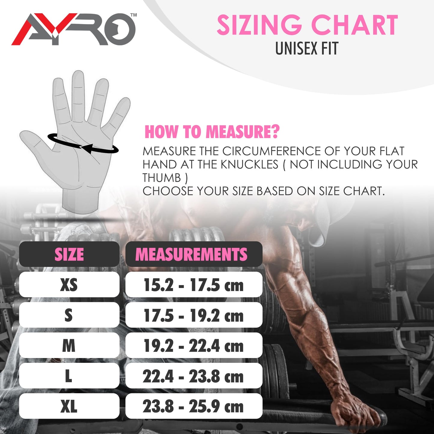 AYRO Workout Gloves for Men & Women – Gym Gloves for Men, Weight Lifting Gloves, with Wrist Support, Breathable Palm Padding, Non-Slip Grip – Ideal for Gym, Fitness, Cross Training, Cycling Gloves