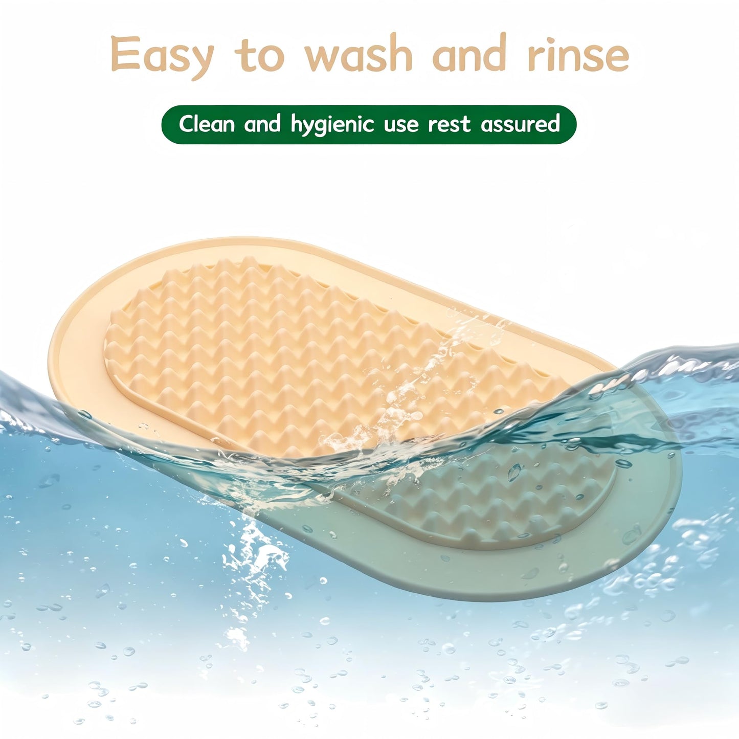 Pet Slow Food Mat for Dogs Cats, Non-Slip Anti-Spill, Choking Prevention, Easy Clean Washable Reusable