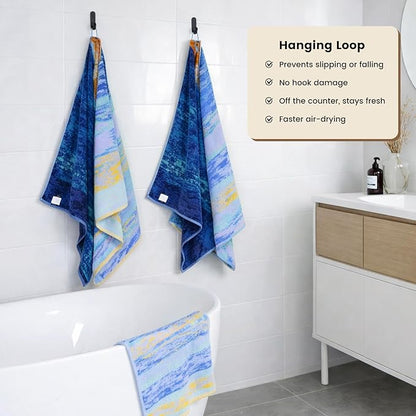 SEMAXE 4-Pack Luxury Bath Towels