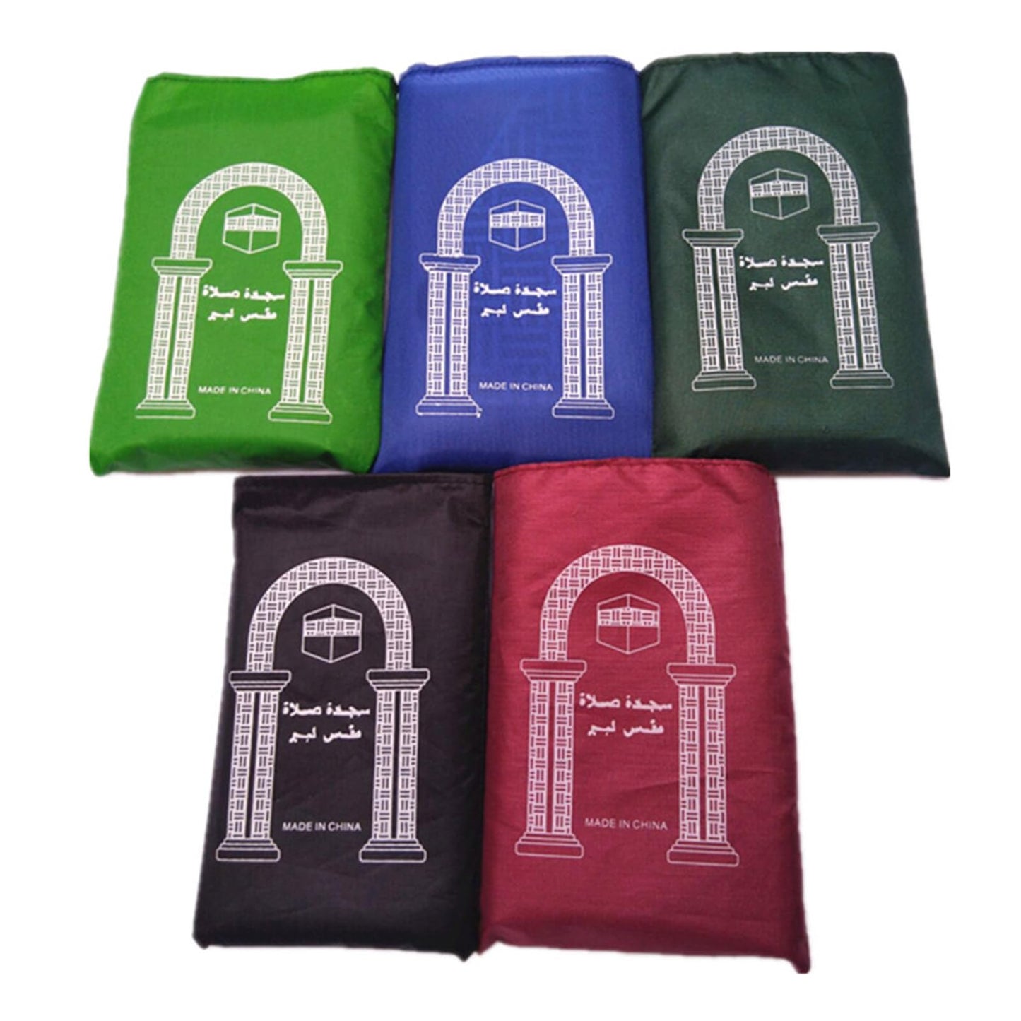 Rooyar Soft Muslims Carpet Prayer Mat Portable Pilgrimages Blanket Prayer Rugs Nonslip Embossed Worship Mat Travel Home Decors