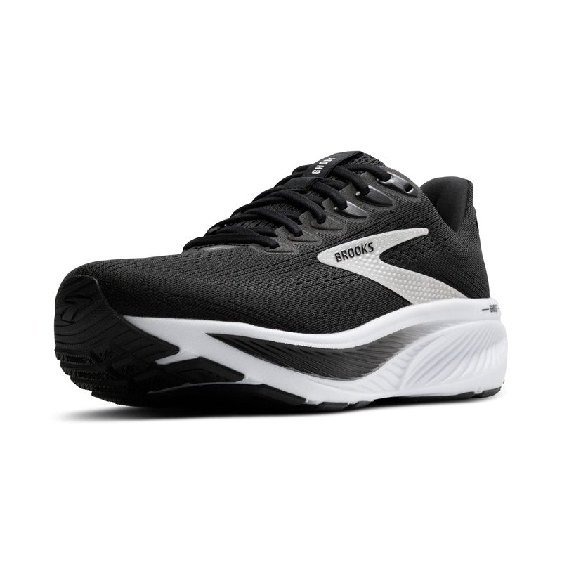 Brooks Women’s Ghost 17 Neutral Running Shoe - Black/Grey/White - 8 Medium
