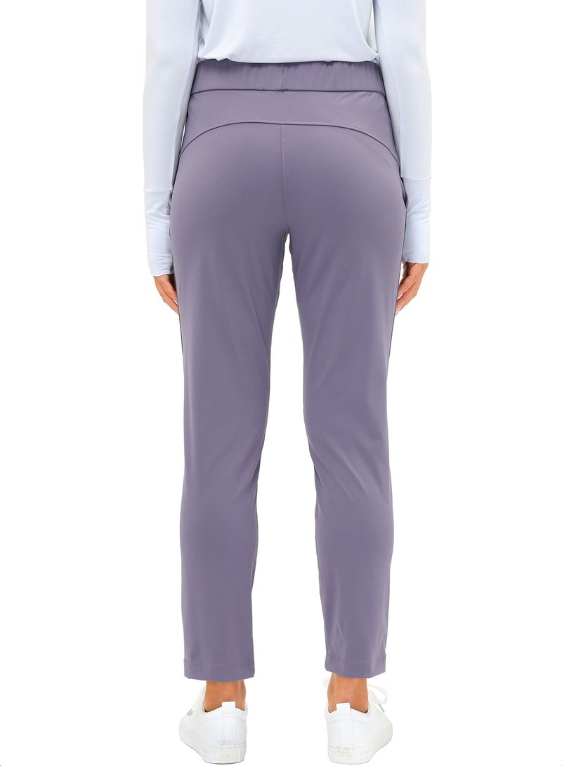 G Gradual Women's Pants with Deep Pockets 7/8 Stretch Sweatpants for Women Athletic, Golf, Lounge, Work (Purple, 3X-Large)